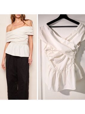 NWT dRA | Coraline Off-The-Shoulder Top In Ivory